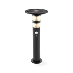 Solar PIR-Standleuchte Casoli 55 cm, schwarz