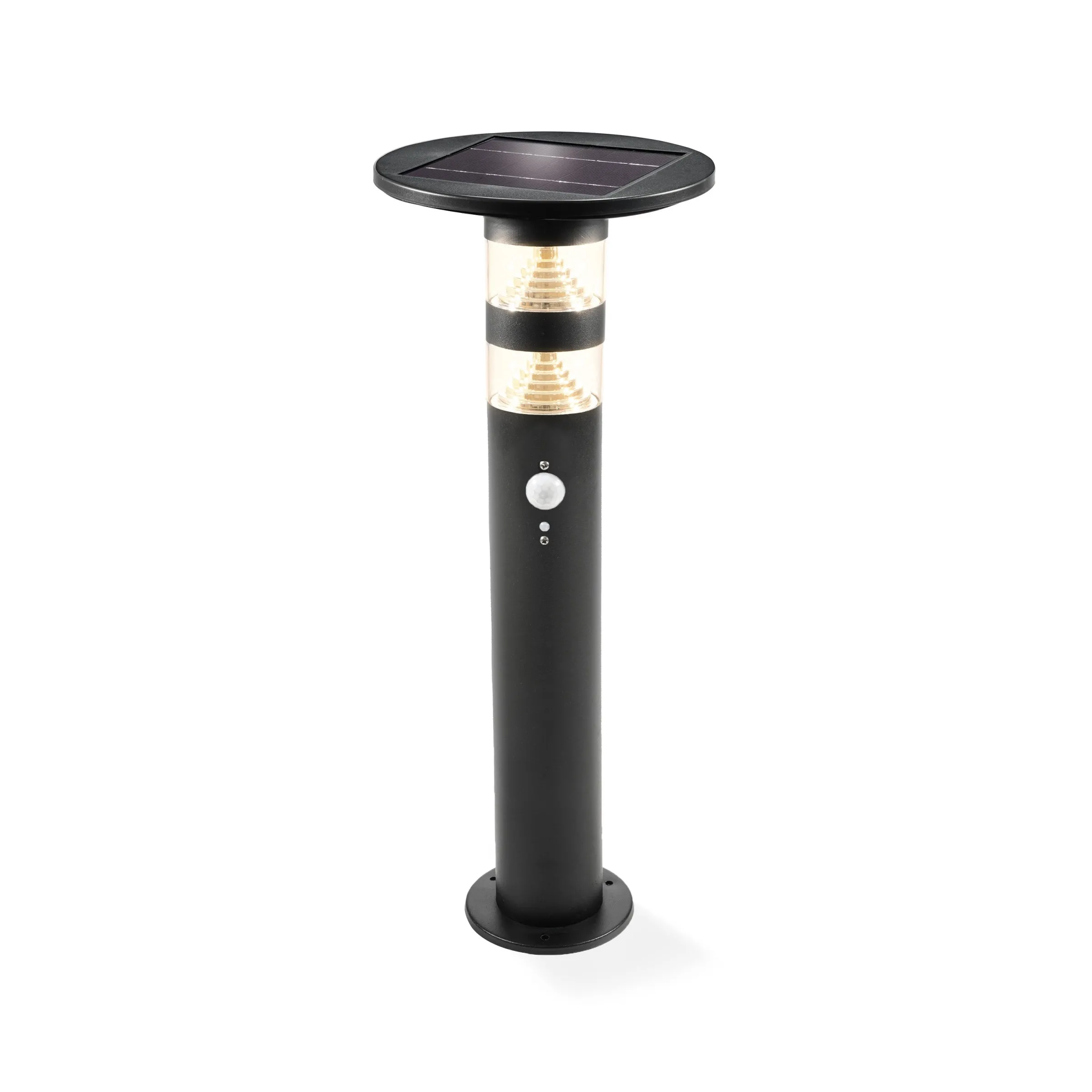 Solar PIR-Standleuchte Casoli 55 cm, schwarz