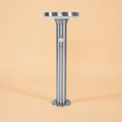 Solar PIR-Standleuchte Lena 45 cm aus Edelstahl