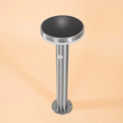 Solar PIR-Standleuchte Lena 45 cm aus Edelstahl