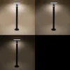 Solar PIR-Standleuchte Mia 85 cm in schwarz