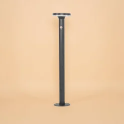 Solar PIR-Standleuchte Mia 85 cm in schwarz