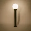 Solar Pollerleuchte mit Leuchtkugel ⌀ 20 cm