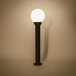 Solar Pollerleuchte mit Leuchtkugel ⌀ 20 cm