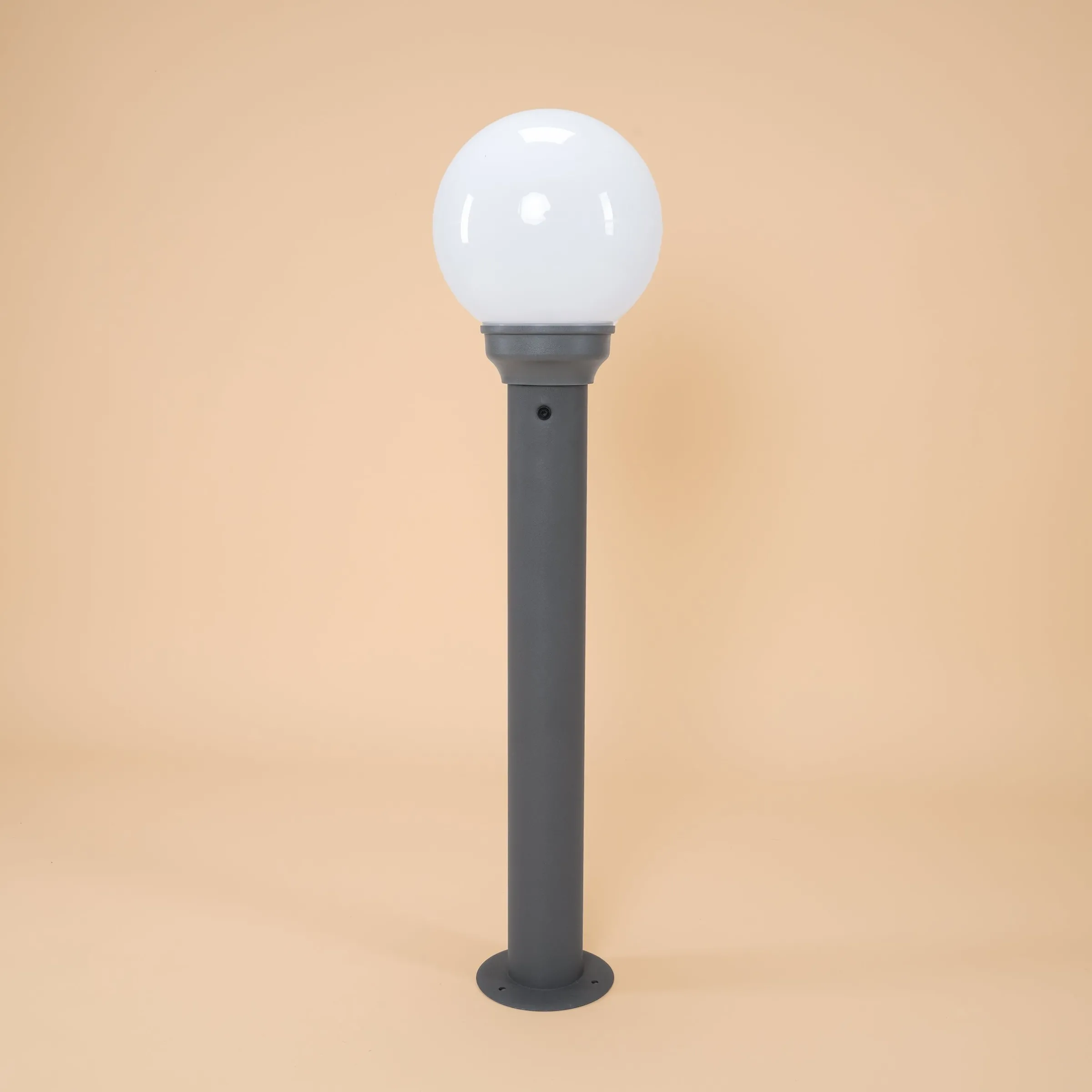 Solar Pollerleuchte mit Leuchtkugel ⌀ 20 cm