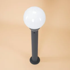 Solar Pollerleuchte mit Leuchtkugel ⌀ 20 cm