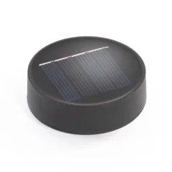 Solarpuck mit bernsteinfarbener LED