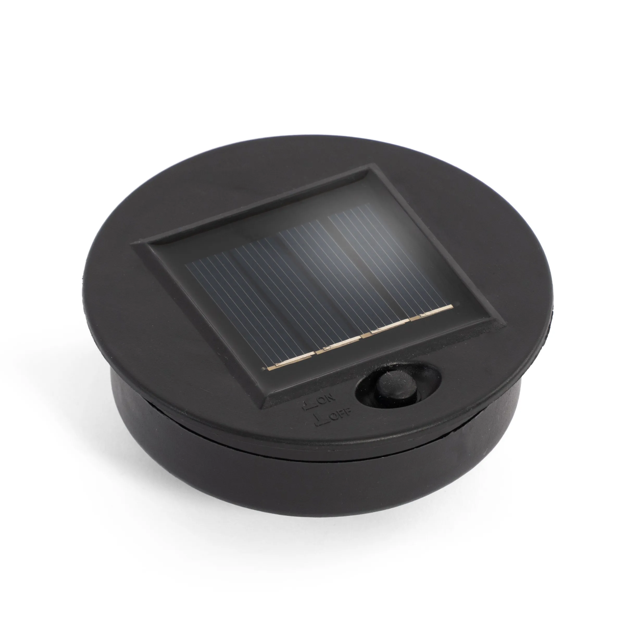 Solarpuck mit kaltweißer LED