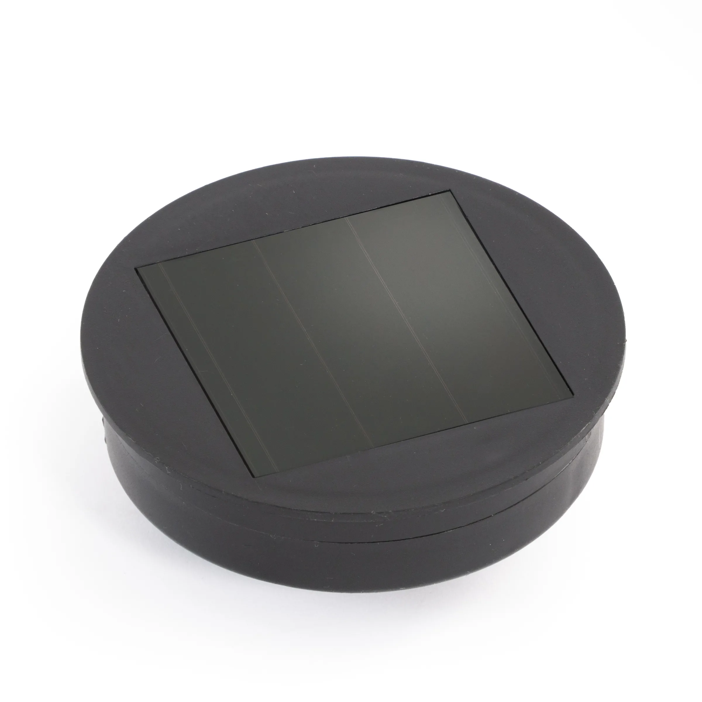 Solarpuck mit tageslichtfarbener LED