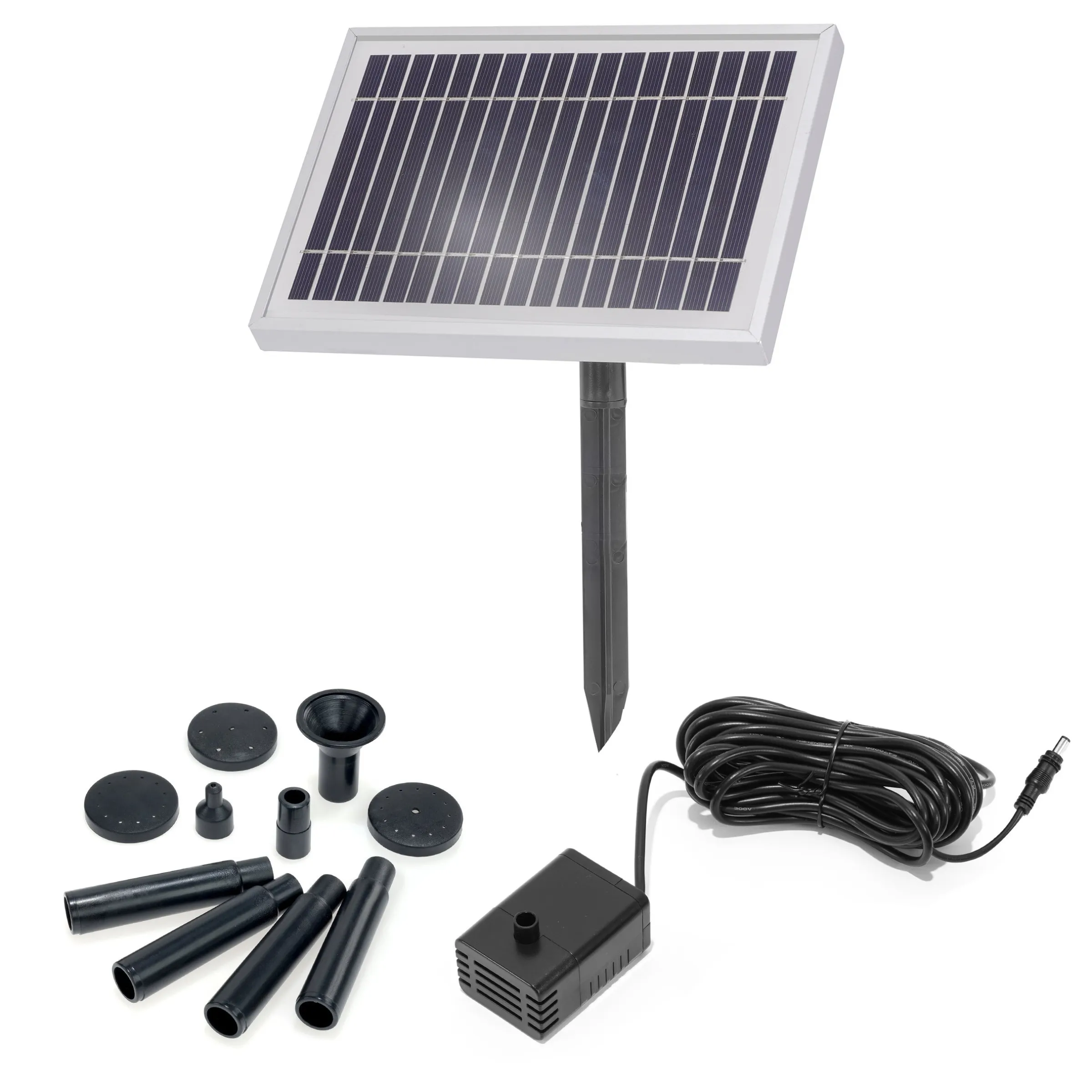 Solar Pumpensystem 3 Wp/ 250 l/h als Ersatzpumpe für Kaskadenbrunnen