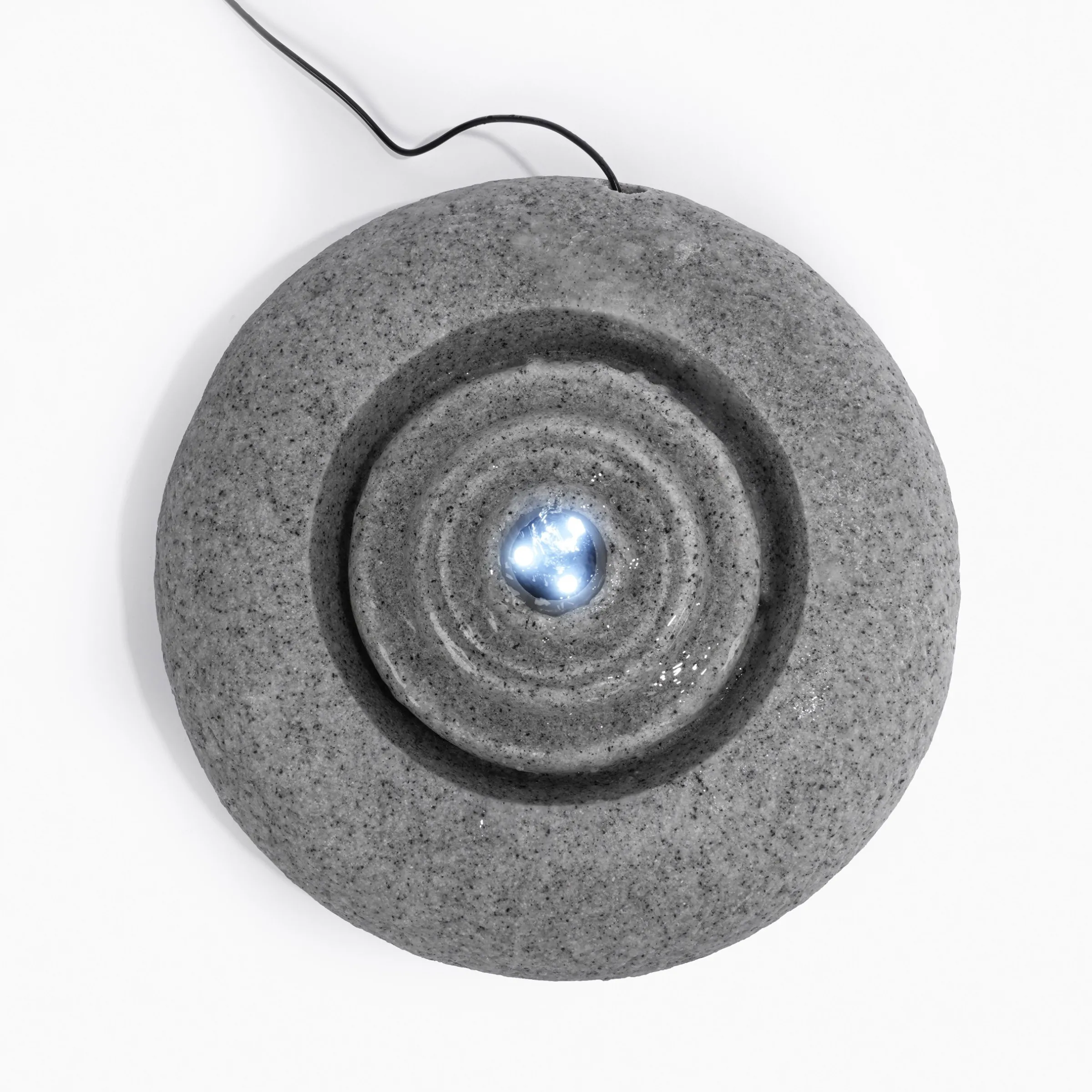 Solar Rundwasserquelle mit LED Licht