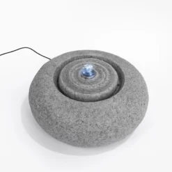 Solar Rundwasserquelle mit LED Licht
