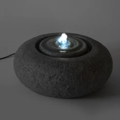 Solar Rundwasserquelle mit LED Licht