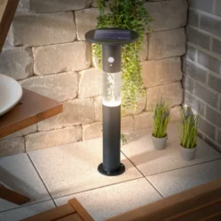 Solar Sensor-Sockelleuchte Biella 60 cm