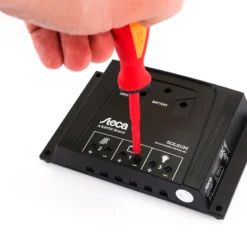 Solars Inselanlage 37 Wp mit 12V/ 12 Ah Akku und Leuchte