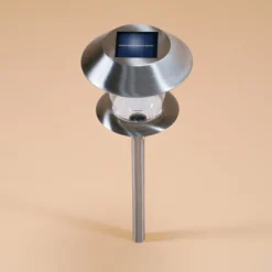 Solar Stableuchte Swing 38 cm DuoColor Edelstahl