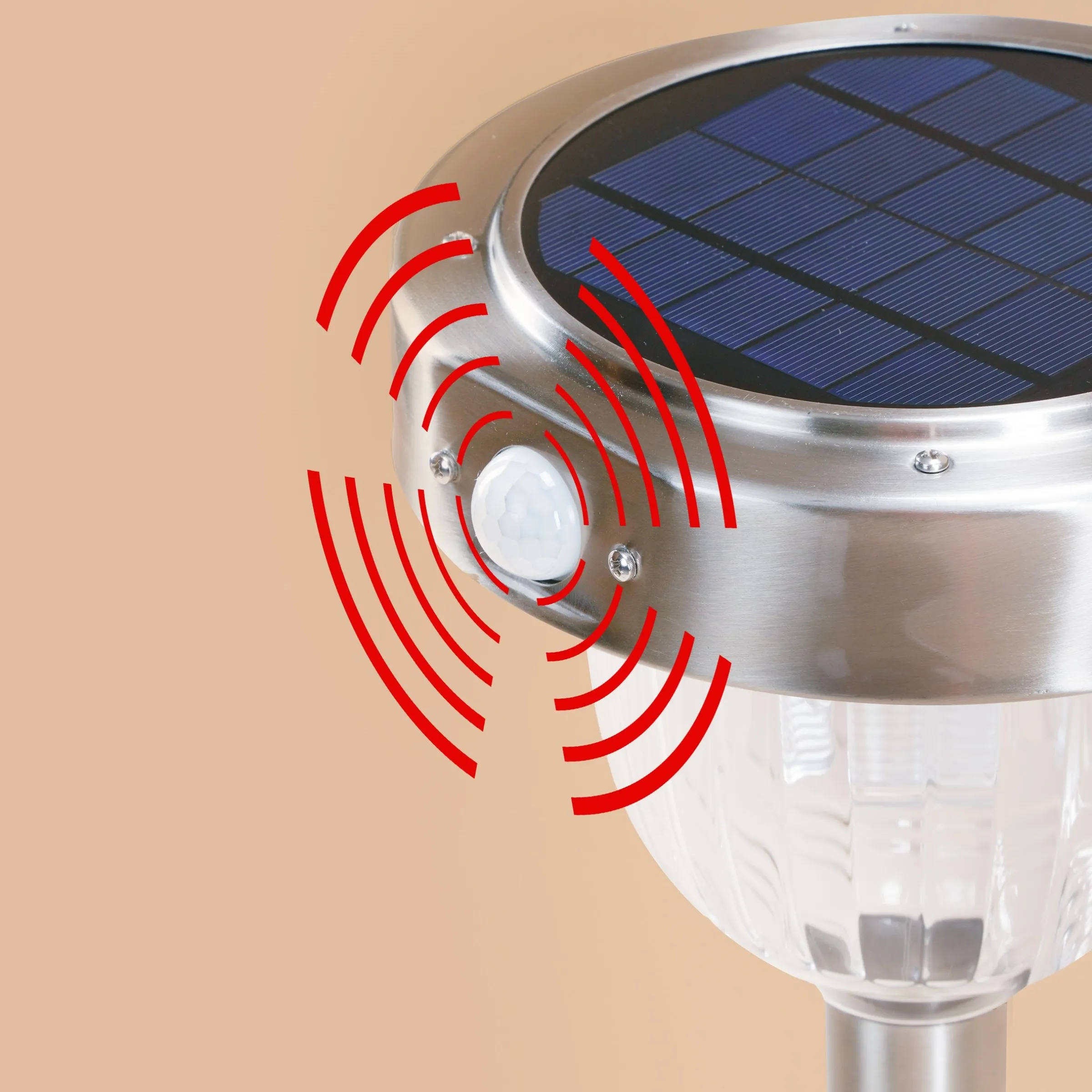 Solar Standleuchte Asinara 70 DuoColor mit Bewegungssensor