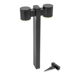Solar Standleuchte Aura 70 mit zwei Leuchtköpfe