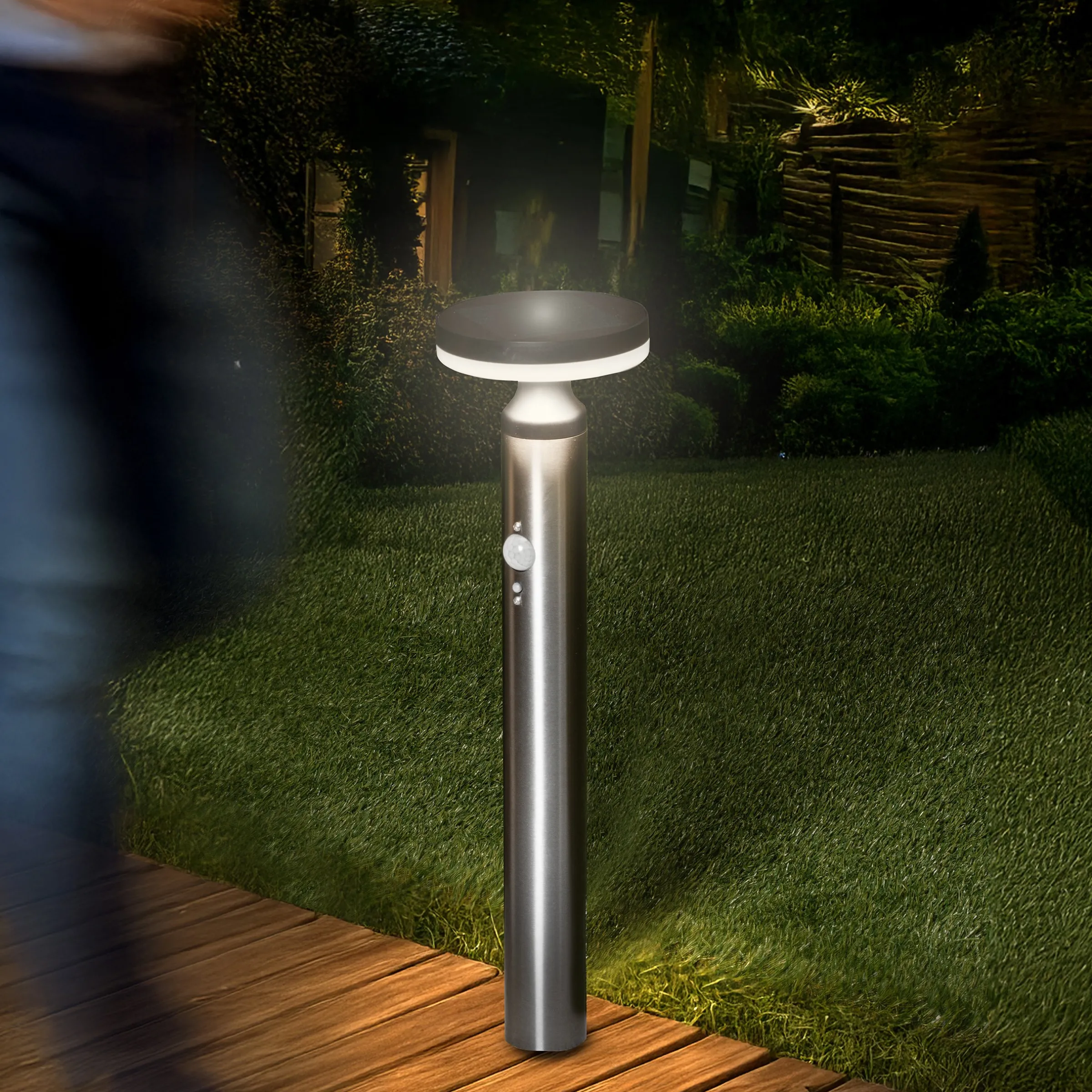 Solar Standleuchte Cortona 45 cm mit Bewegungssensor