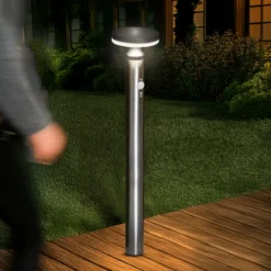 Solar Standleuchte Cortona 80 cm mit Bewegungssensor