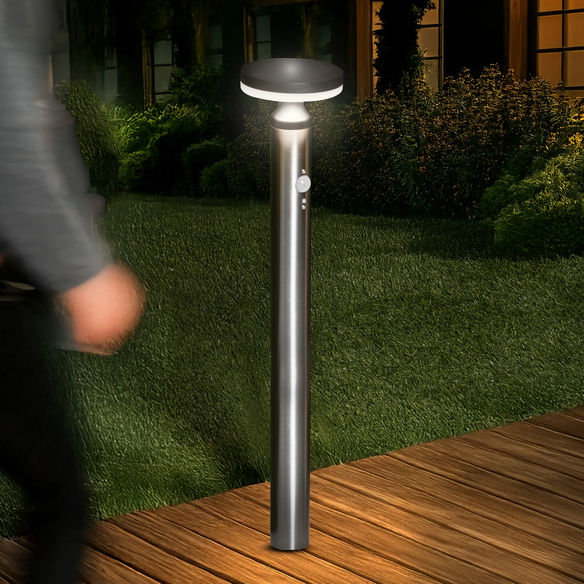 Solar Standleuchte Cortona 80 cm mit Bewegungssensor