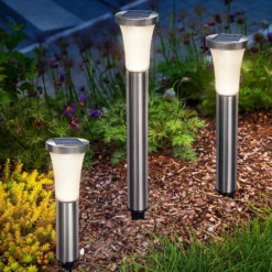 Solar Standleuchten Padua im 3er-Set