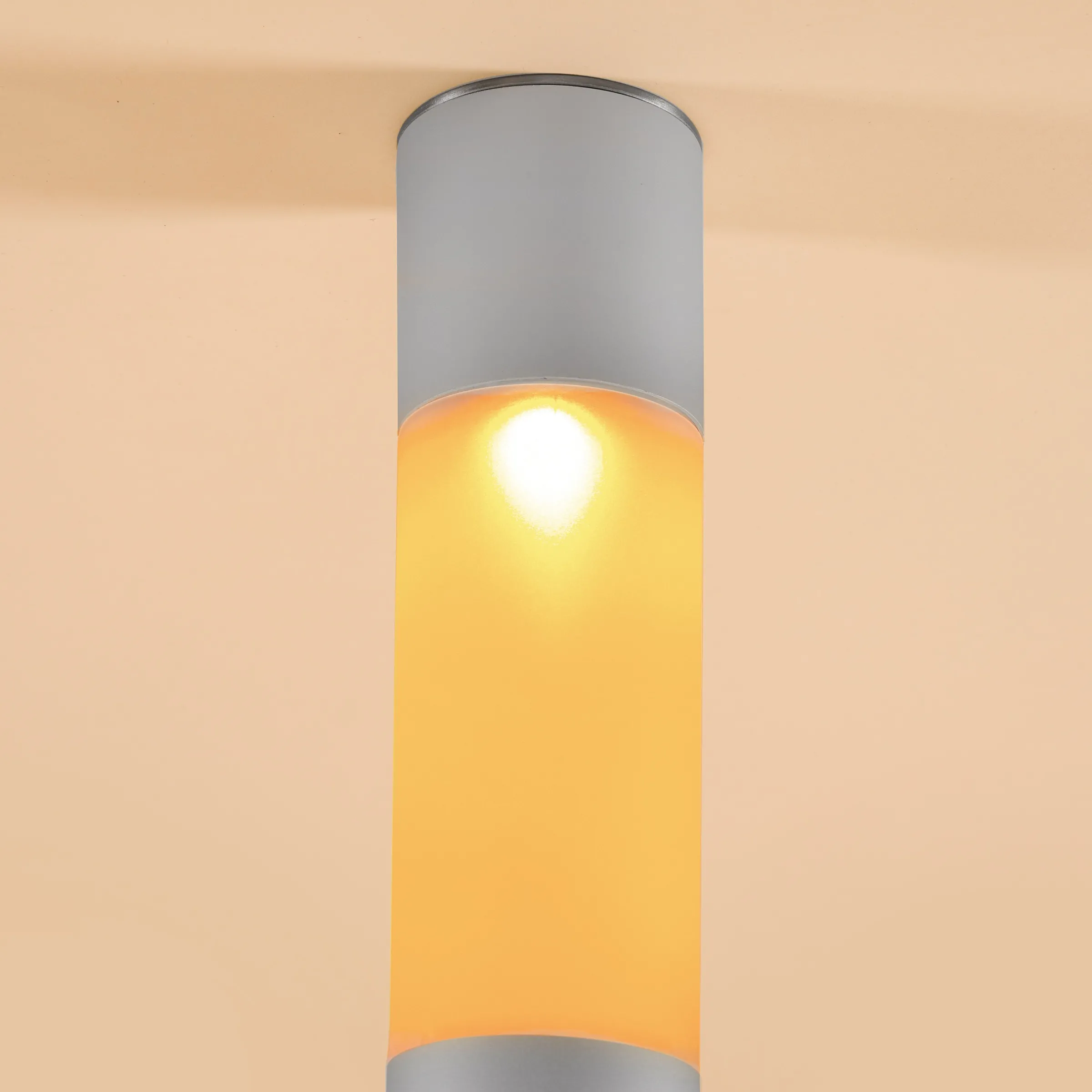 Solar Standleuchten Pole Light im 3er-Set bernsteinfarben