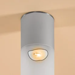 Solar Standleuchten Pole Light im 3er-Set bernsteinfarben