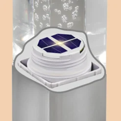 Solar Standleuchtenset "Bubble Tower 30, 50 und 63" bernsteinfarben