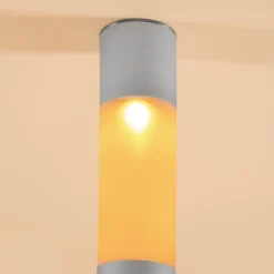 Solar Standleuchte Pole Light 50 bernsteinfarben