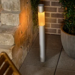 Solar Standleuchte Pole Light 70 bernsteinfarben