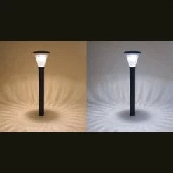 Solar Standleuchte Salerno 60 cm, schwarz