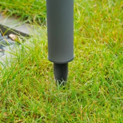 Solar Standleuchte Salerno 60 cm, schwarz