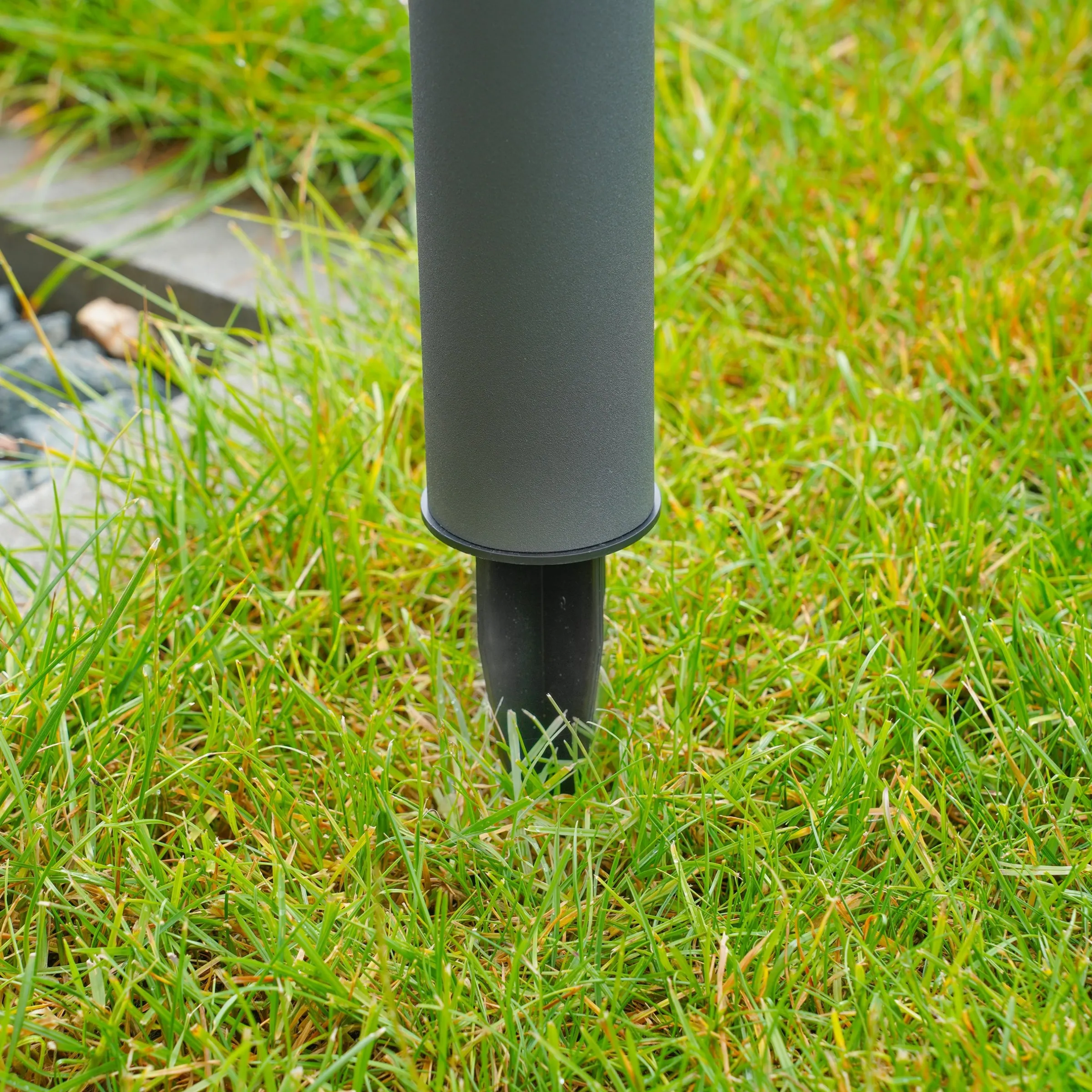 Solar Standleuchte Salerno 60 cm, schwarz