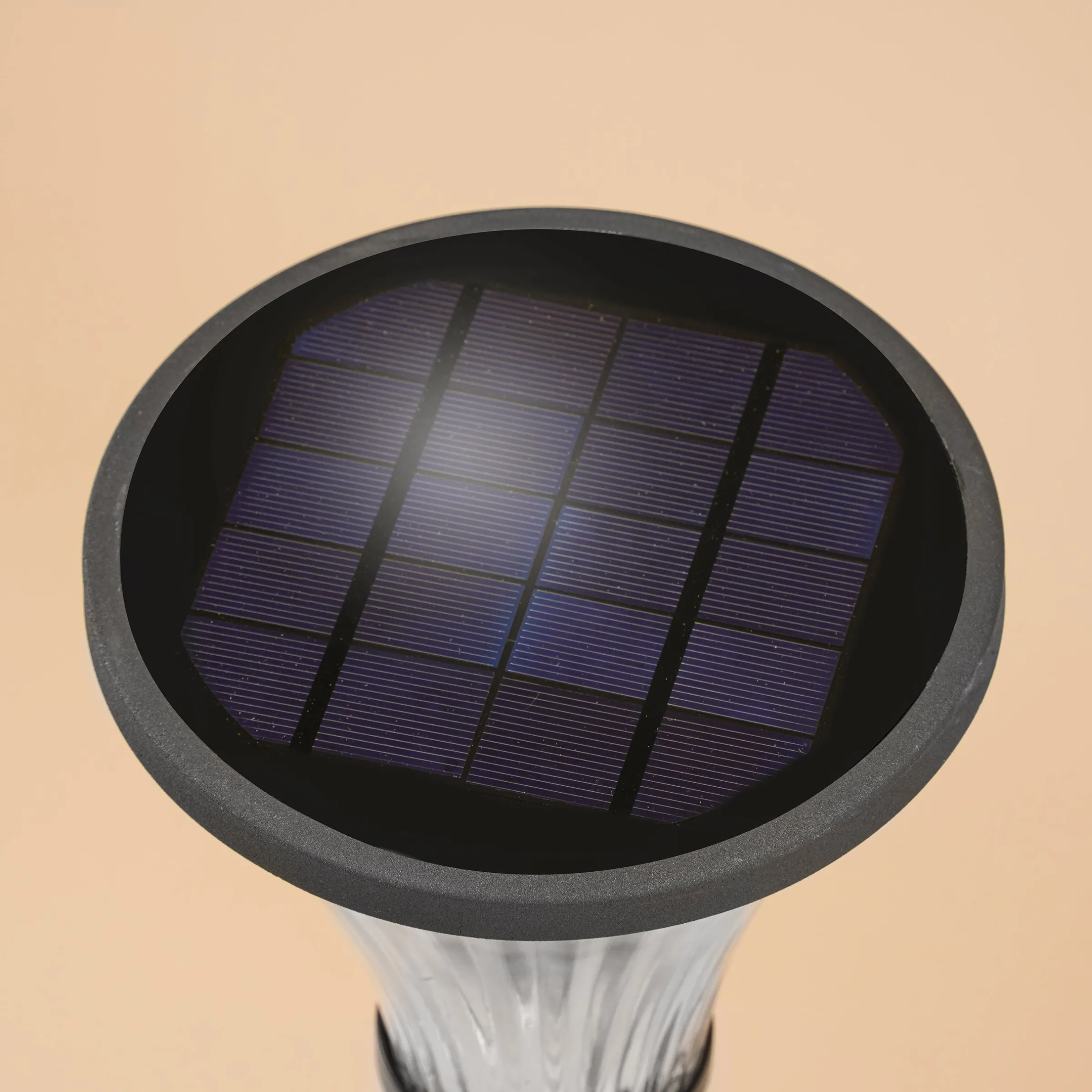 Solar Standleuchte Salerno 60 cm, schwarz