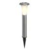 Solar Standleuchte Vesuv 38 cm duo color Edelstahl