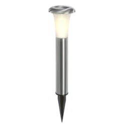 Solar Standleuchte Vesuv 38 cm duo color Edelstahl