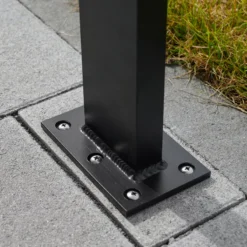 Solar Standleuchte Viola 100 cm mit LED-Glühbirne