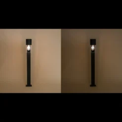 Solar Standleuchte Viola 100 cm mit LED-Glühbirne