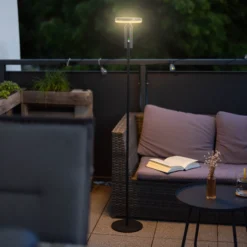 Solar Stand- und Leseleuchte Aliano 137 cm, dimmbar
