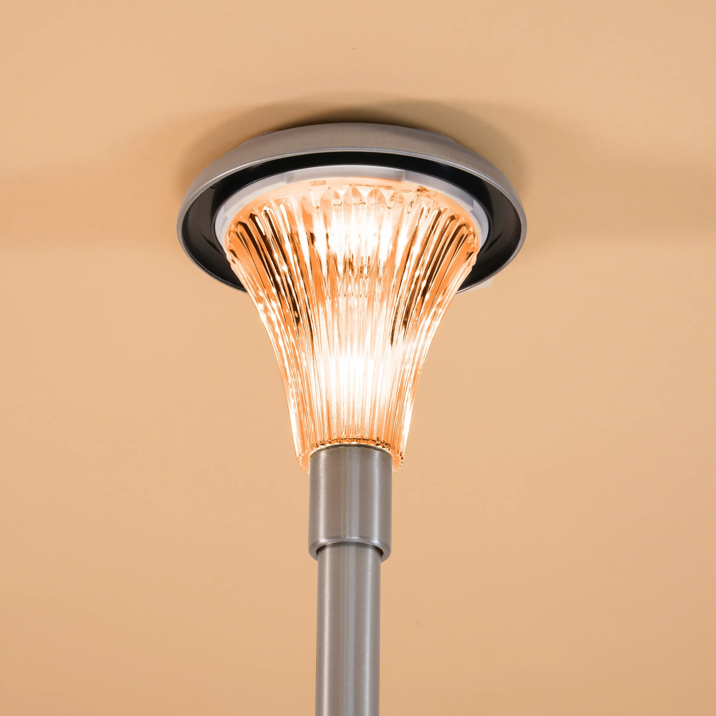 Solar Steckleuchten 3-er Set Capri, 34 cm mit bernstein LED