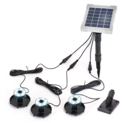 Solarstrahler Multispot Basic mit 3 Strahlern, 60 lm kaltweiß