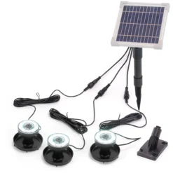 Solarstrahler Multispot Power mit 3 Strahlern, 96 lm kaltweiß