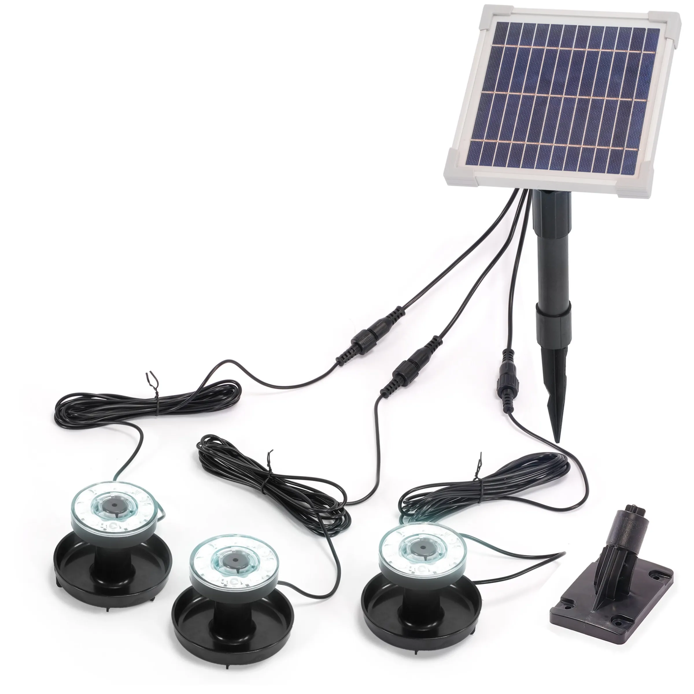 Solarstrahler Multispot Power mit 3 Strahlern, 96 lm kaltweiß