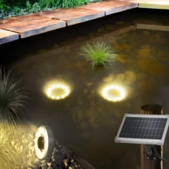 Solarstrahler Multispot Professional mit 3 Strahlern, 108 lm warmweiß