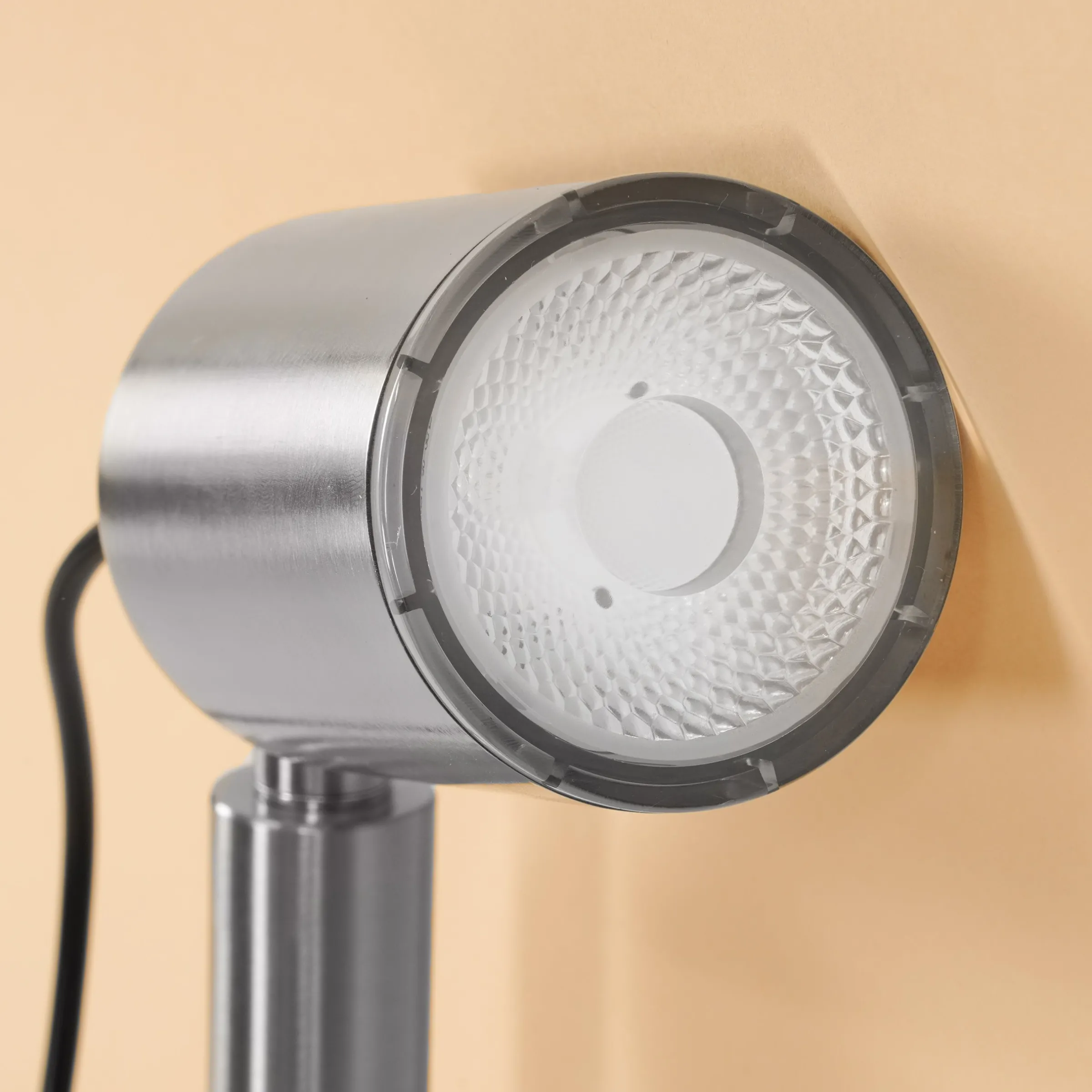 Solarstrahler Power Trio Duocolor mit 3 Spots aus Edelstahl