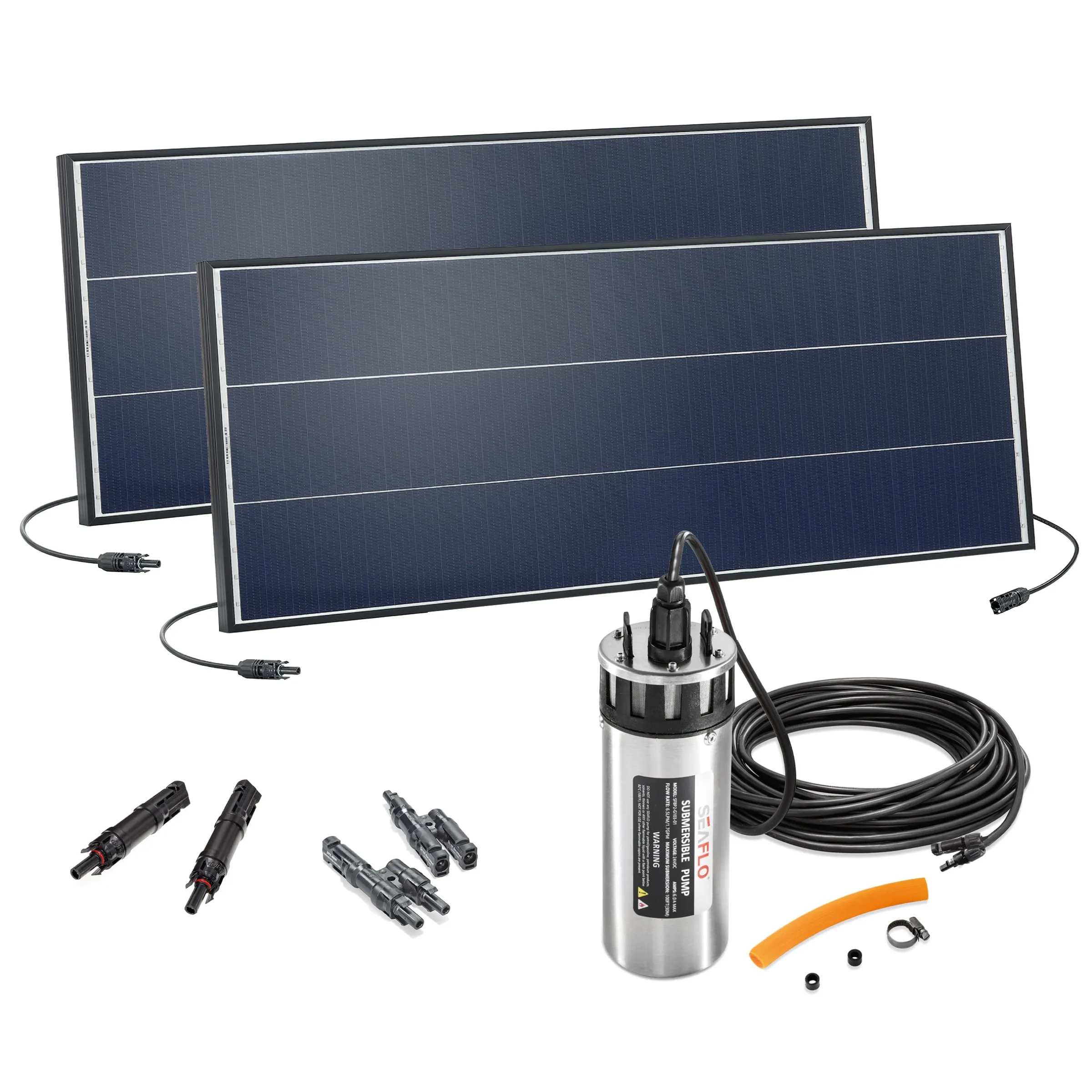 Solar Tiefbrunnenpumpenset 150 Wp / 30 m Förderhöhe