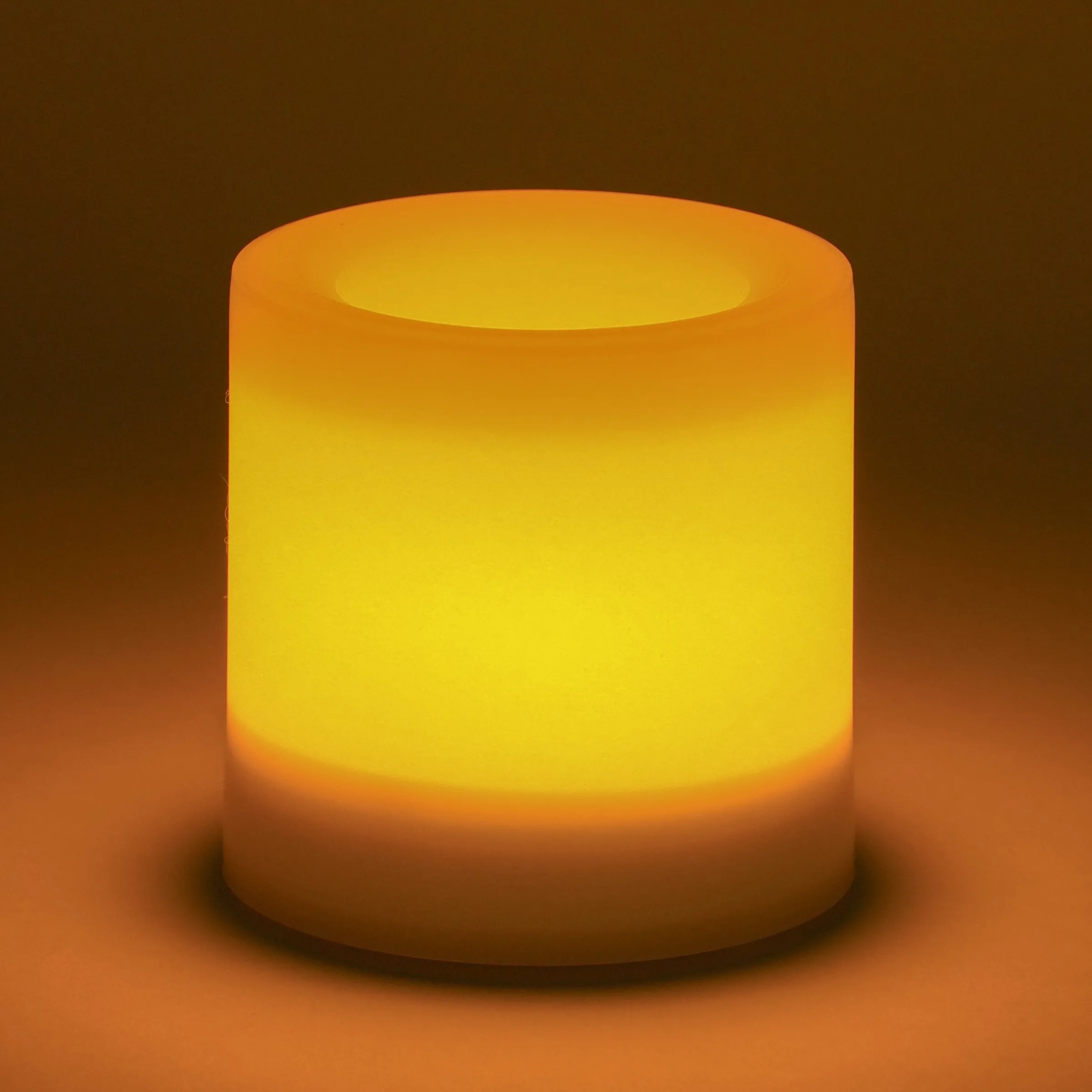 Solar Tischleuchte Ella mit Flackerkerze 100 x 100 mm