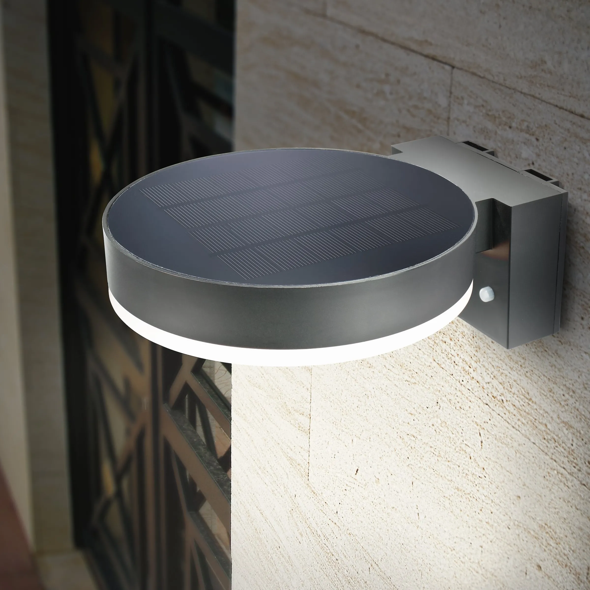 Solar Wandleuchte Diana mit Bewegungssensor
