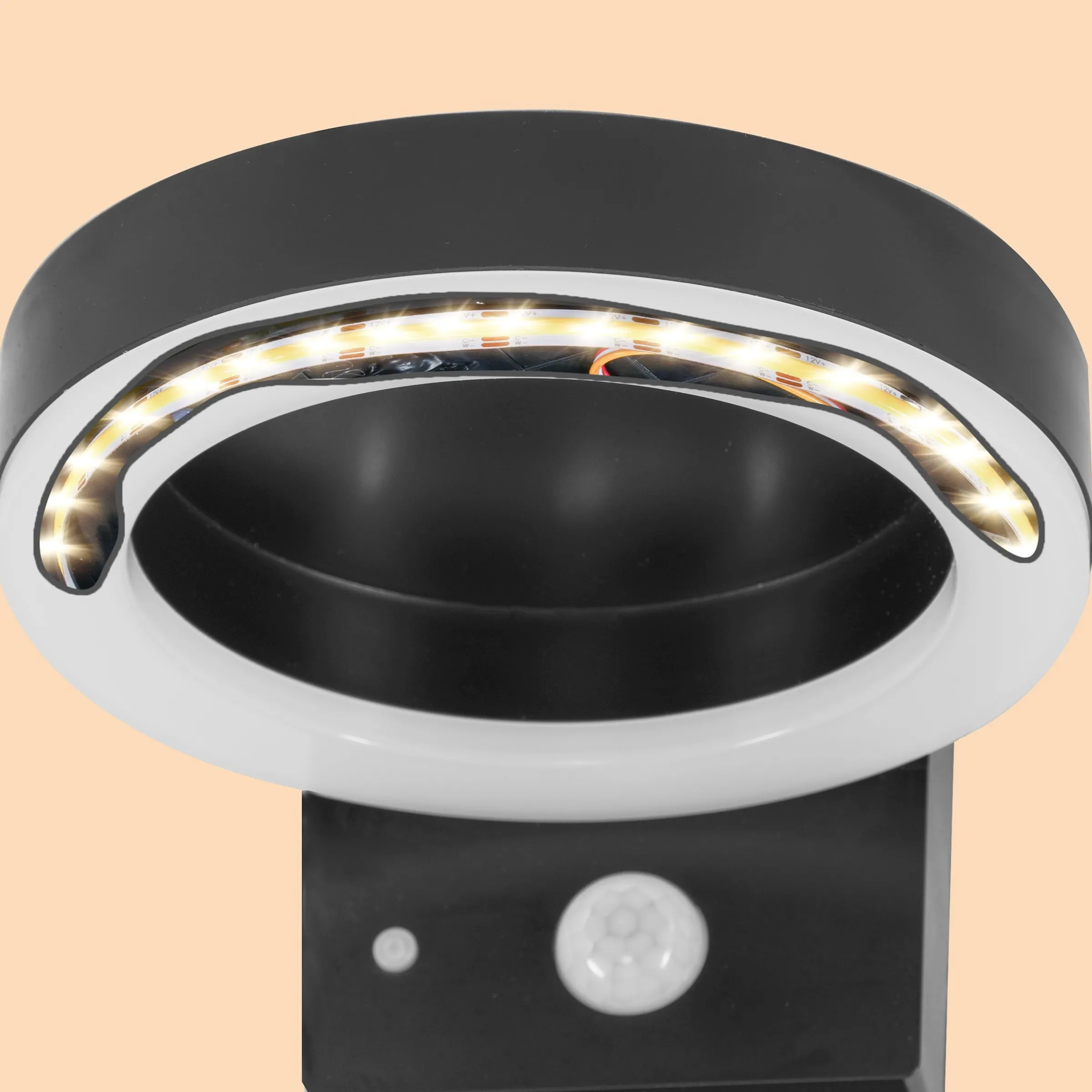 Solar Wandleuchte Diana mit Bewegungssensor